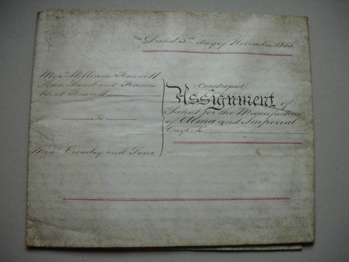 1855 zuordnung von briefen - von,