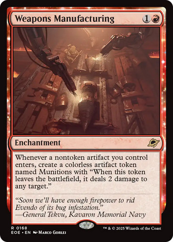 Mtg weapons manufacturing - weapons,