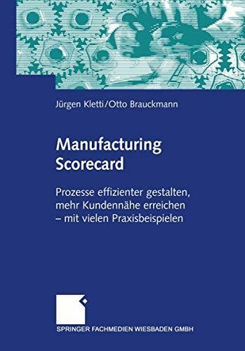 Manufacturing scorecard - manufacturing,