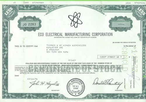 Eco electrical manufacturing - eco,